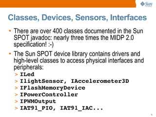Introducing the Sun SPOTs