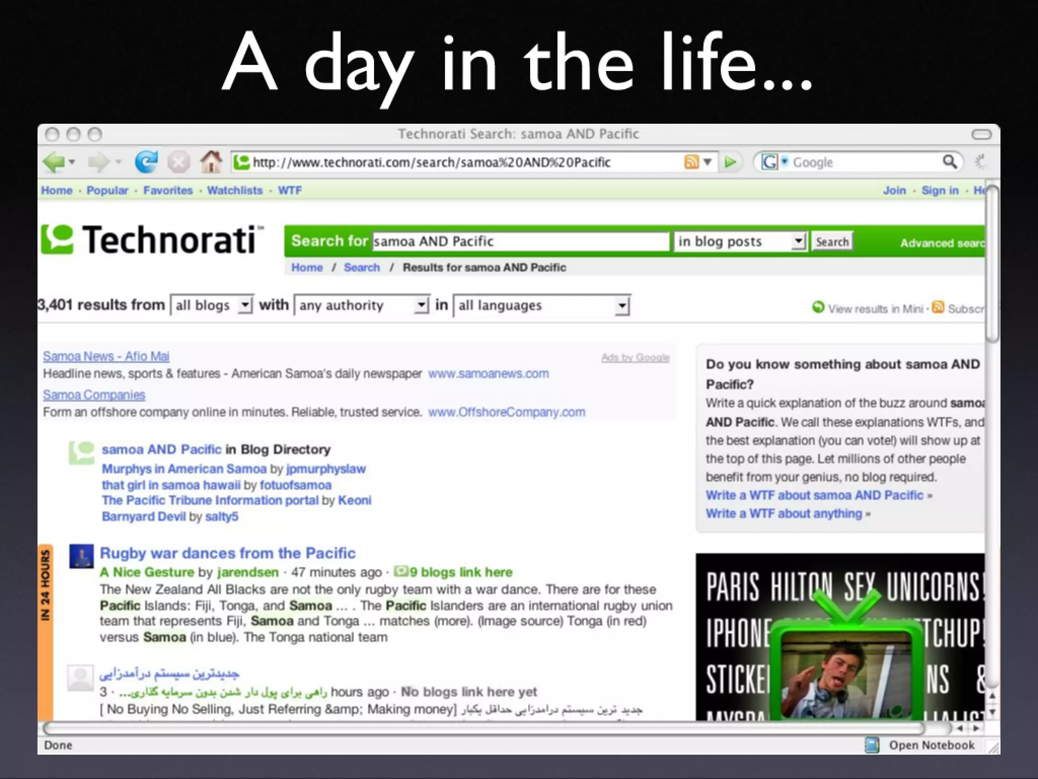 Introducing Web 2.0 concepts