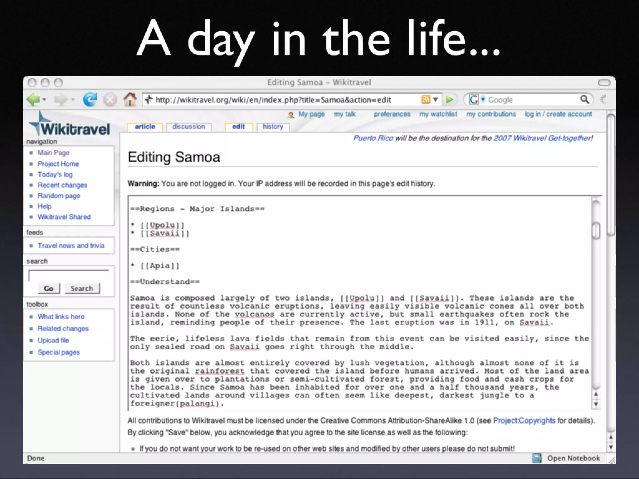 Introducing Web 2.0 concepts