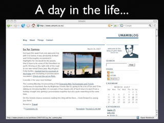 Introducing Web 2.0 concepts