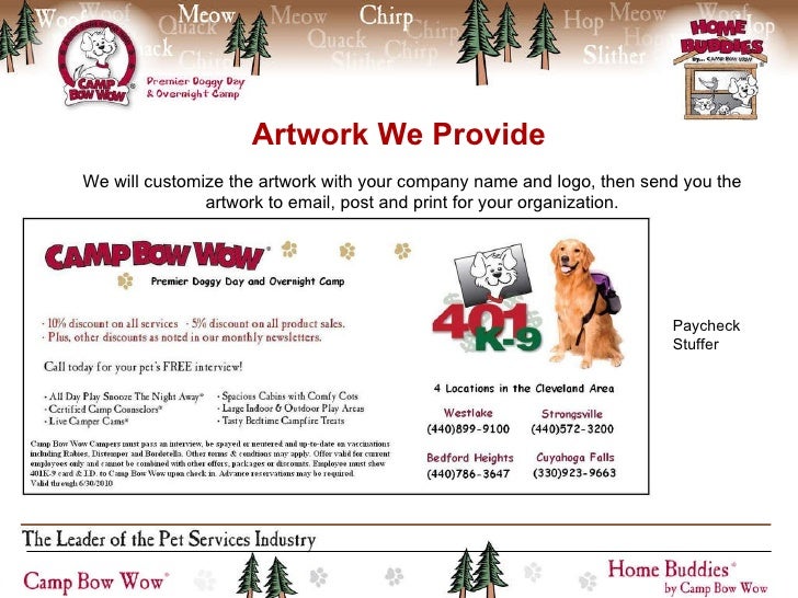 camp bow wow camper application