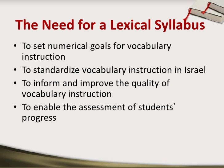 Introducing a lexical syllabus for jhs