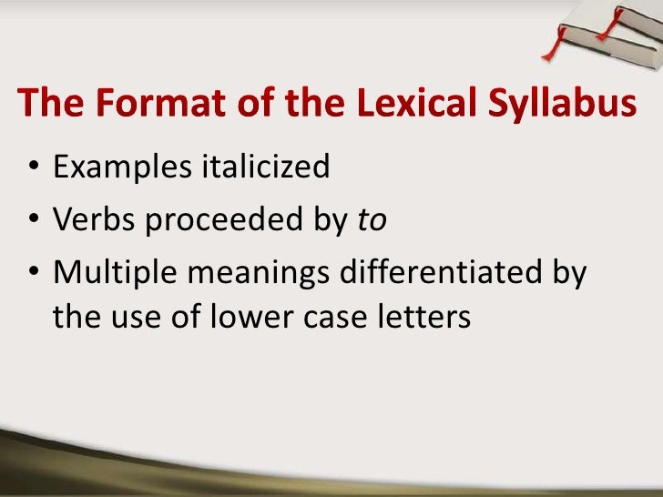 Introducing a lexical syllabus for jhs