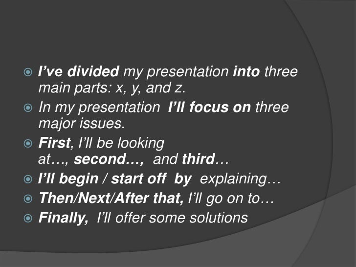 how to start a powerpoint presentation speech