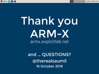 NETSQUARE (c) SAUMIL SHAHHITB Cyberweek 2019 UAE
Thank you
and … QUESTIONS?
@therealsaumil
16 October 2019
 