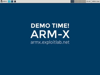 Introducing ARM-X