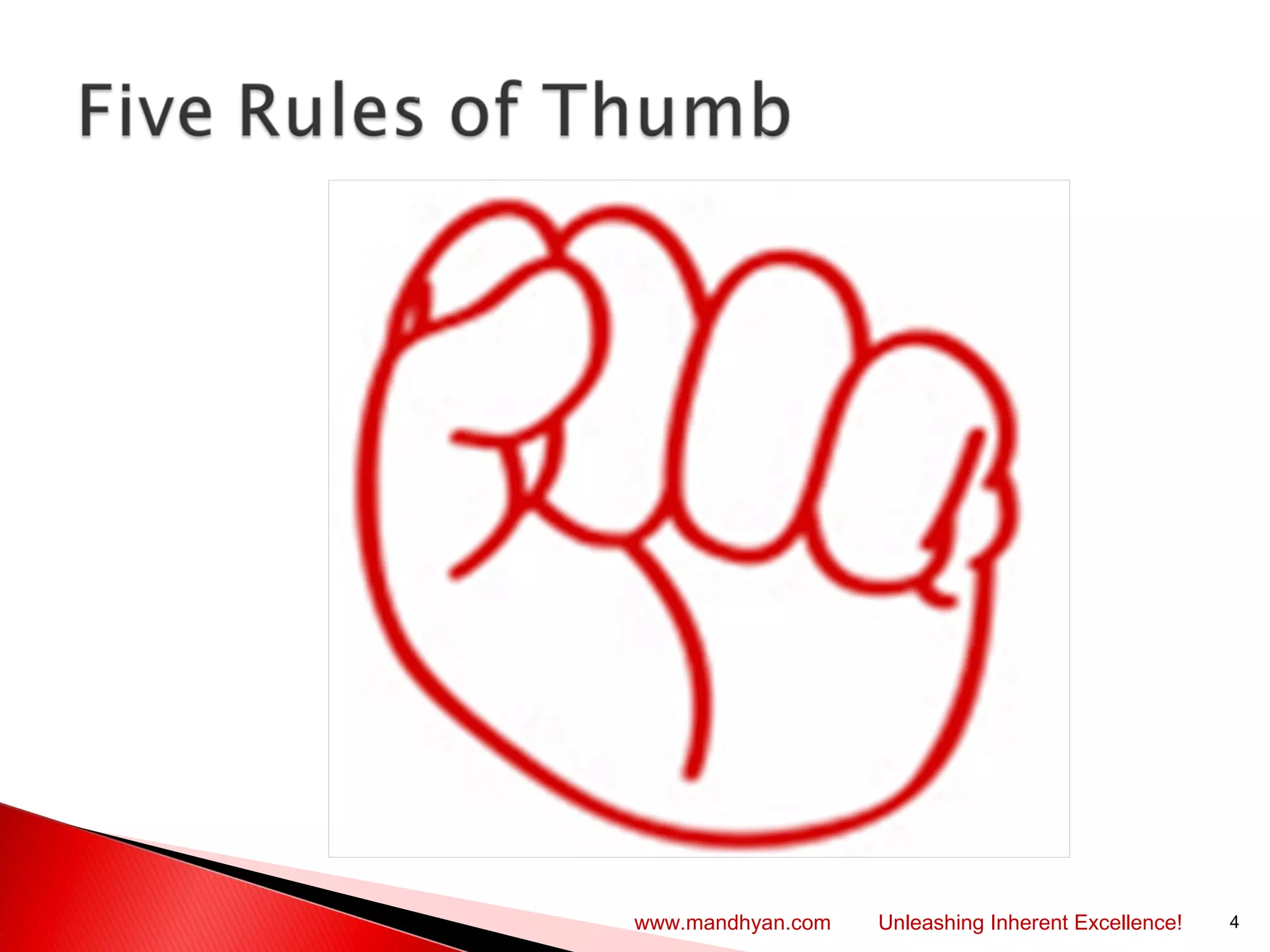  
4www.mandhyan.com Unleashing Inherent Excellence!
 