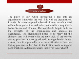Introducing a tool into an organization | PPTX