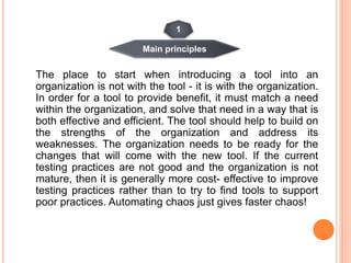 Introducing a tool into an organization | PPT