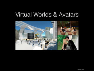Virtual Worlds & Avatars
Second Life