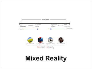 Mixed Reality
 