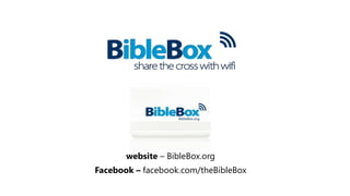 Introducing BibleBox