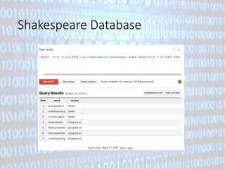 Shakespeare Database 
 