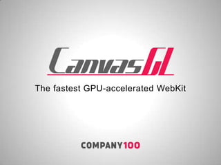 The fastest GPU-accelerated WebKit
 