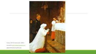 Picasso, ‘The First Communion’, 1895-6
accessed at www.artexpertswebsite.com/
pages/artists/picasso-gallery.php
 
