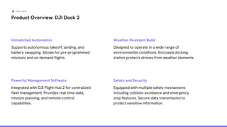 Introducing DJI Dock 2 - Revolutionizing Autonomous Drone Operations | PPTX