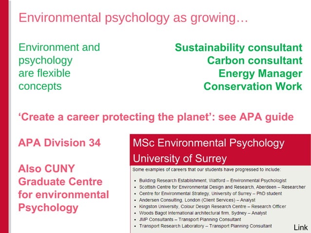 environmental psychology phd positions