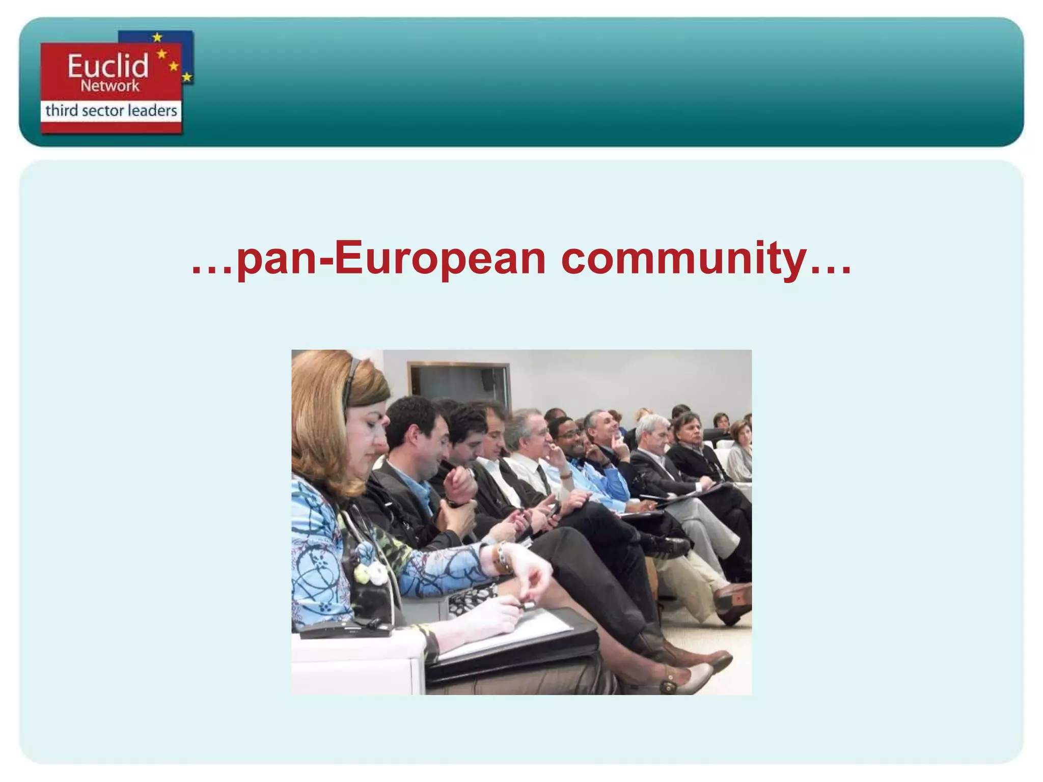 … pan-European   community… 