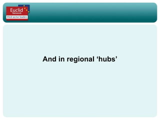 And in regional ‘hubs’ 