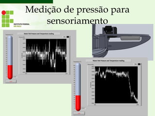 Medição de pressão para
sensoriamento
 