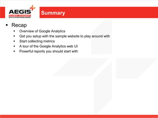 Introducing Google Analytics | PDF