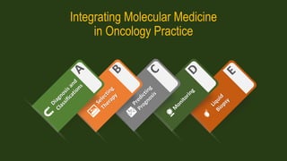 Integrating Molecular Medicine
in Oncology Practice
 