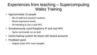 Introducing HPC with a Raspberry Pi Cluster | PPT