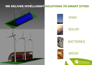25
WIND
SOLAR
WOOD
BATTERIES
WE DELIVER INTELLIGENT SOLUTIONS TO SMART CITIES
 