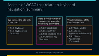 Introduction to Keyboard Navigation and Accessibility | PPTX