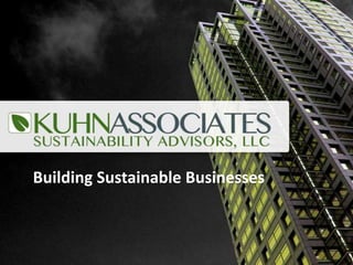 Building Sustainable Businesses

 