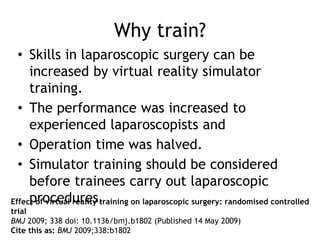 Introducing laparoscopic surgery to the trainee | PPTX