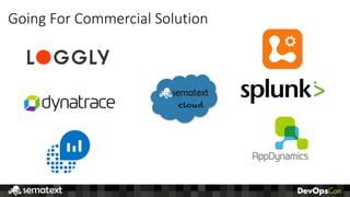 Going	For	Commercial	Solution
cloud
 