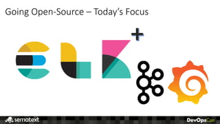 Going	Open-Source	– Today’s	Focus
 