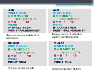 Introducing maths in qbasic | PPTX