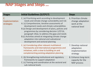 Introducing national adaptation plans | PPTX