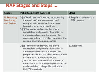 Introducing national adaptation plans | PPTX