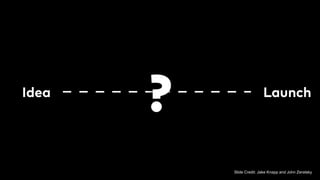 Slide Credit: Jake Knapp and John Zeratsky
 