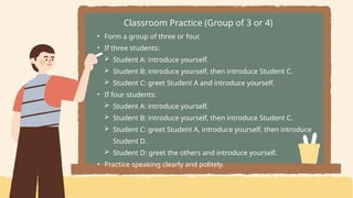 Introducing All 4 English Basic: Confidently Introducing Others with Simple Expressions ...