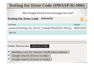 Has Google found error messages for you?
 