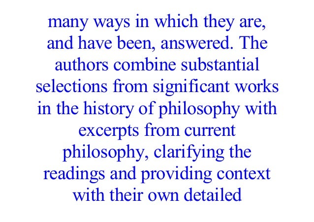 ^^free online Introducing Philosophy A Text with Integrated Readings