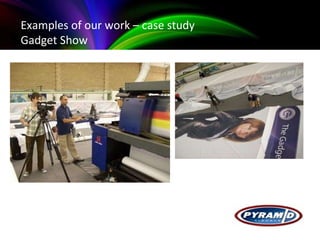 Examples of our work - BlackBerry Examples of our work – case study Gadget Show 