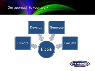 Our approach to your work 