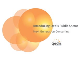 Introducing Qedis Public Sector Next Generation Consulting 