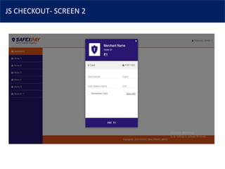 JS CHECKOUT- SCREEN 2
 