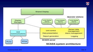 Scada Powerpoint Introducing scada | PPTX