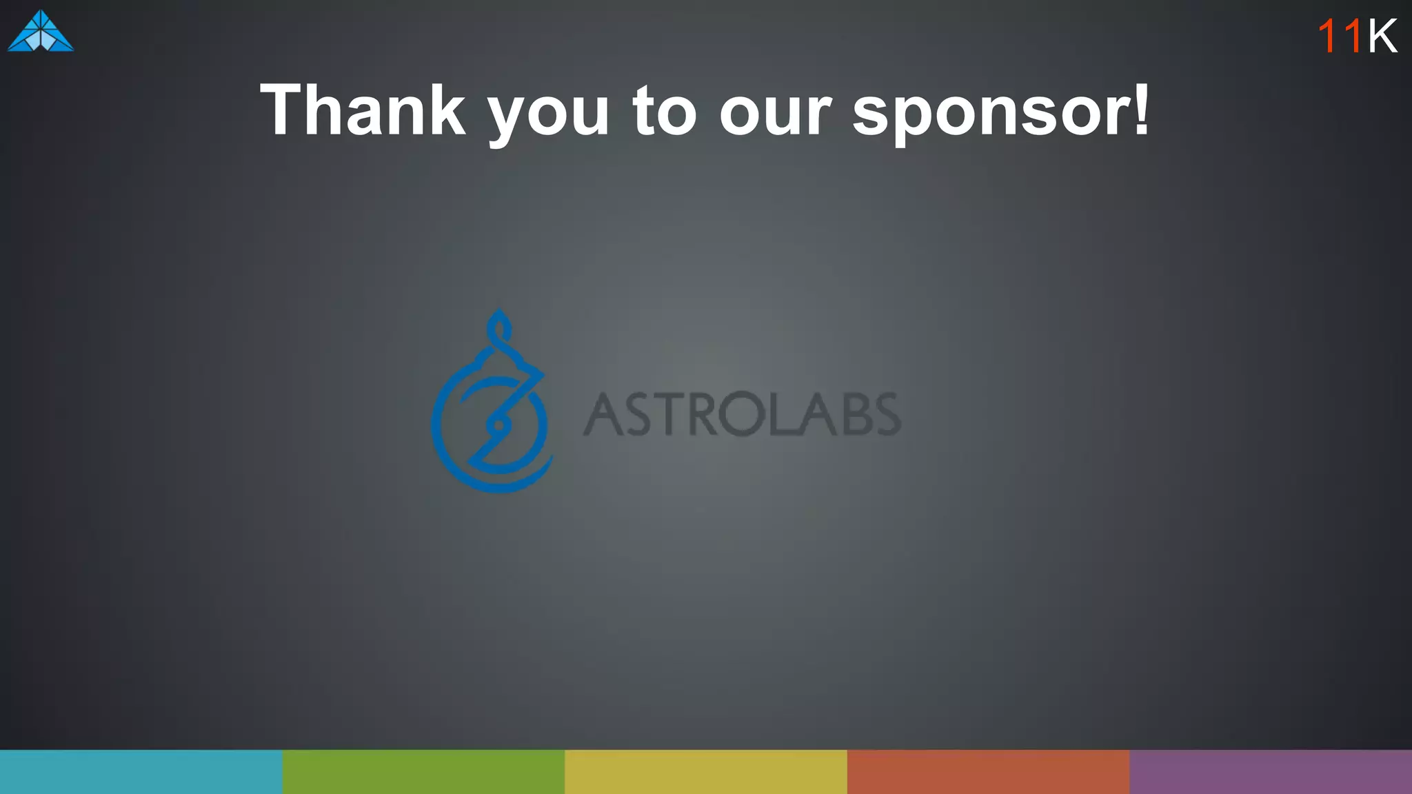 Thank you to our sponsor!
11K
 