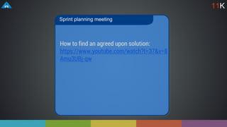 Sprint planning meeting
11K
How to find an agreed upon solution:
https://www.youtube.com/watch?t=37&v=8
Amu3UBj-qw
 