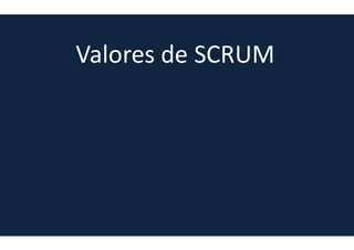 Principios de SCRUM
Receptividad ante el cambio de
requerimientos
Los proyectos no son estáticos. Cambian cada día. Nuestro trabajo diario ha de
dar espacio a asumir este hecho
 