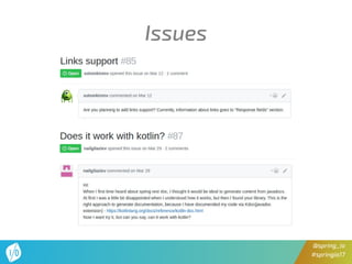 @spring_io
#springio17
Issues
 