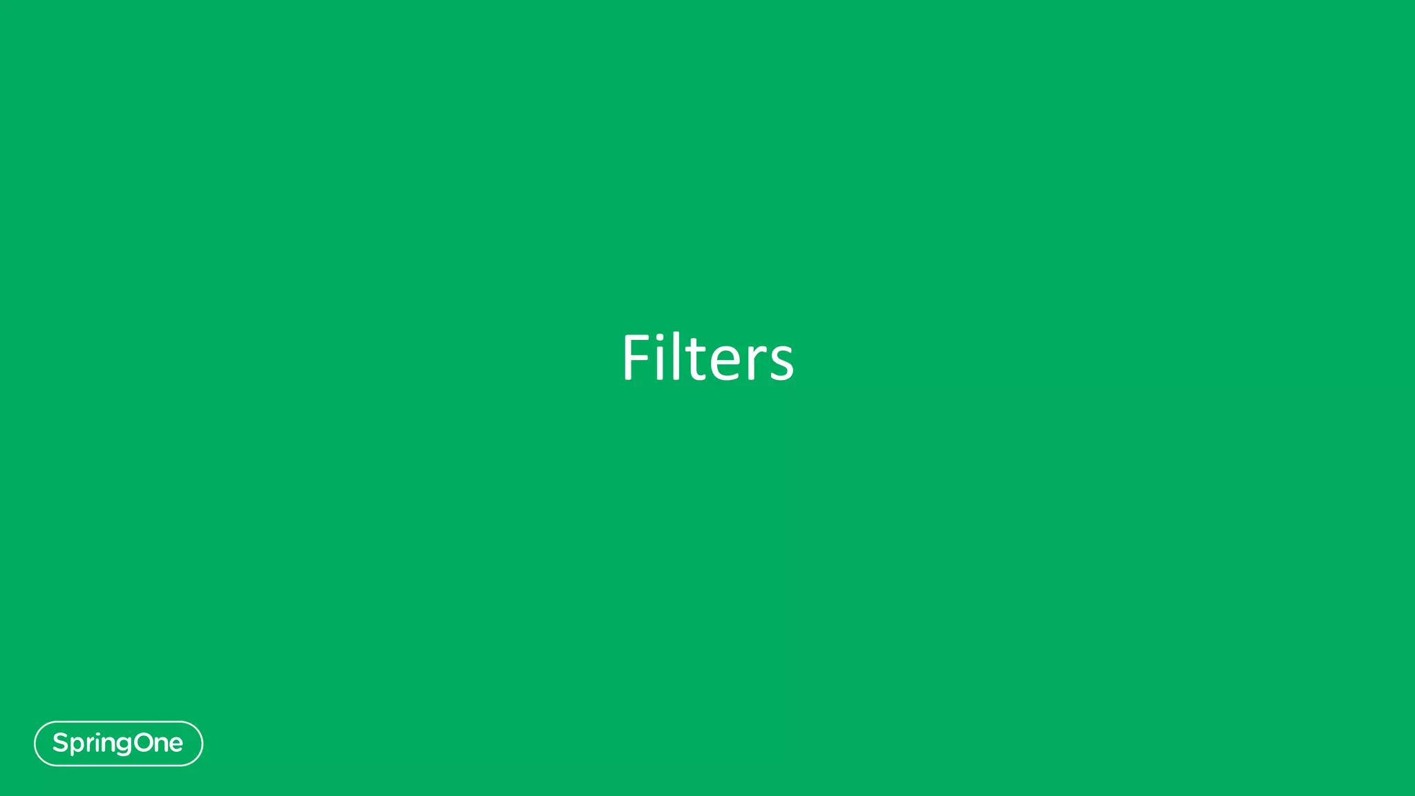 Filters
 